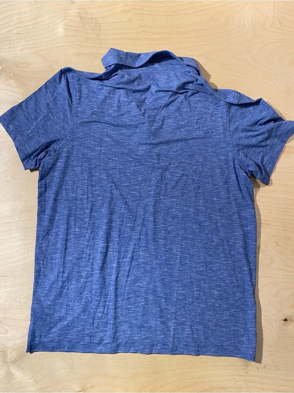 J. Crew Heathered Blue Polo XL (RW)